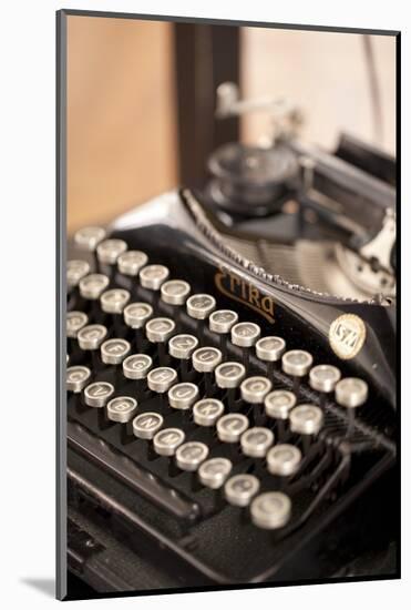 Typewriter, Buttons, Alphabet-Nikky Maier-Mounted Photographic Print