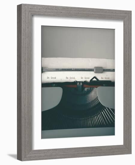 Typewriter Notes - Good-Tom Frazier-Framed Giclee Print