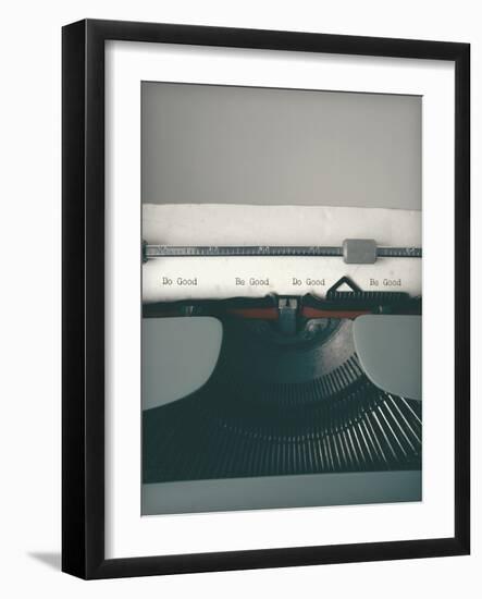 Typewriter Notes - Good-Tom Frazier-Framed Giclee Print