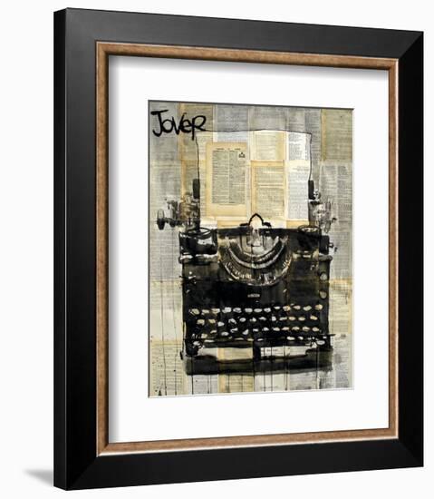 Typewriter-Loui Jover-Framed Art Print