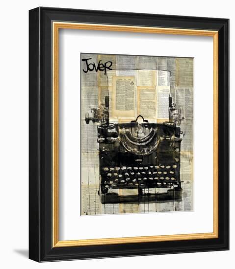 Typewriter-Loui Jover-Framed Art Print