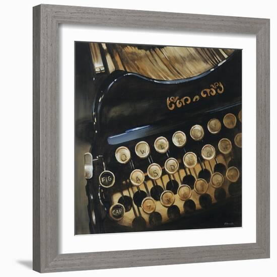 Typewriter-Sydney Edmunds-Framed Giclee Print
