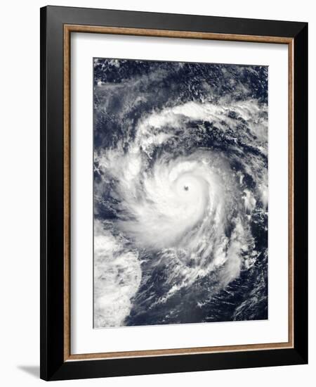 Typhoon Nida in the Pacific Ocean-null-Framed Photographic Print