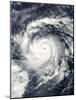 Typhoon Nida in the Pacific Ocean-null-Mounted Photographic Print