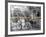 Typical Amsterdam - Panoramic View-Melanie Viola-Framed Art Print