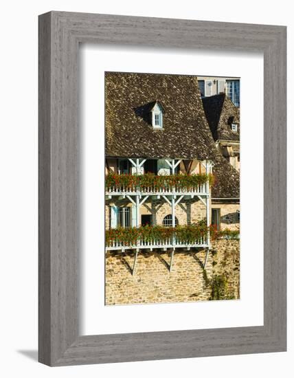 Typical Architecture in Argentat, Limousin, France-Nadia Isakova-Framed Photographic Print