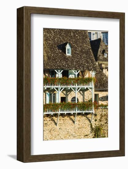 Typical Architecture in Argentat, Limousin, France-Nadia Isakova-Framed Photographic Print