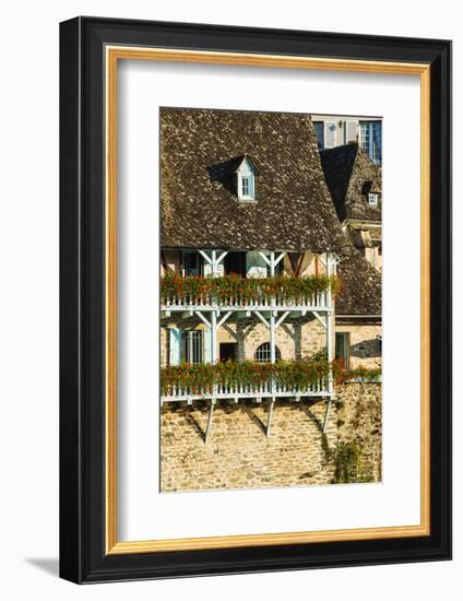 Typical Architecture in Argentat, Limousin, France-Nadia Isakova-Framed Photographic Print