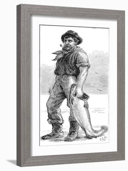 Typical Cape Cod Fisherman, 1875-null-Framed Giclee Print