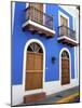 Typical Colonial Architecture, San Juan, Puerto Rico, USA, Caribbean-Miva Stock-Mounted Photographic Print