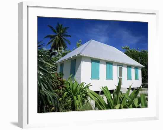 Typical Cottage, George Town, Grand Cayman, Cayman Islands, West Indies, Central America-Ruth Tomlinson-Framed Photographic Print