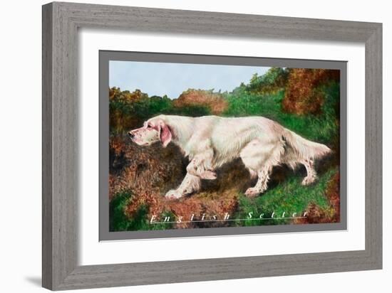 Typical English Setter-null-Framed Art Print