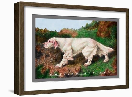 Typical English Setter-null-Framed Art Print