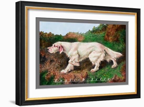 Typical English Setter-null-Framed Art Print