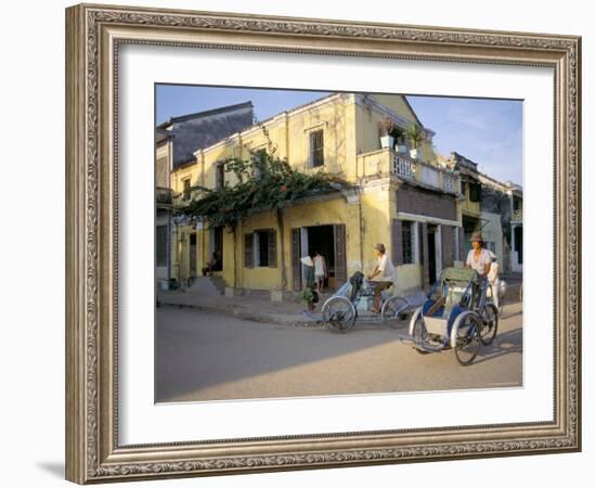 Typical Houses, Hoi An, Vietnam, Southeast Asia-Tim Hall-Framed Photographic Print