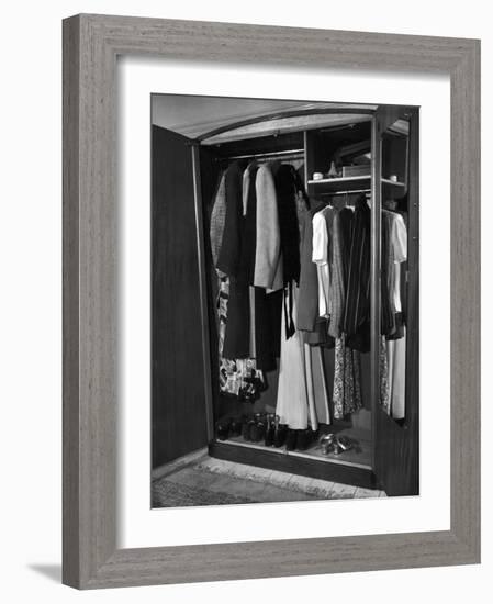 Typical Middle Class English Man's Wardrobe-Bob Landry-Framed Photographic Print
