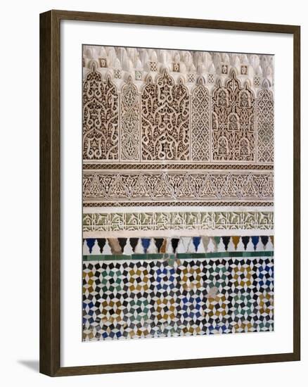 Typical Moroccan Tiles, Marrakesh, Morocco-Gavin Hellier-Framed Photographic Print