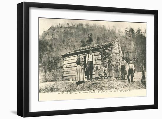 Typical Mountain Home in Kentucky-null-Framed Art Print