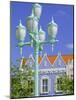 Typical Pastel Shades on Mock Dutch Architecture, Aruba, Dutch Antilles, Caribbean, West Indies-Ken Gillham-Mounted Photographic Print