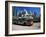 Typical Red and White Bus, Robson Square, Vancouver, British Columbia, Canada-Ruth Tomlinson-Framed Photographic Print