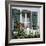 Typical Scene of Shuttered Windows and Hollyhocks, St. Martin, Ile de Re, Poitou-Charentes, France-Stuart Black-Framed Photographic Print