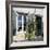 Typical Scene of Shuttered Windows and Hollyhocks, St. Martin, Ile de Re, Poitou-Charentes, France-Stuart Black-Framed Photographic Print