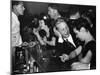 Typical Small Town Bar Scene During a Benevolent and Protective Order of Elks Party-George Strock-Mounted Photographic Print