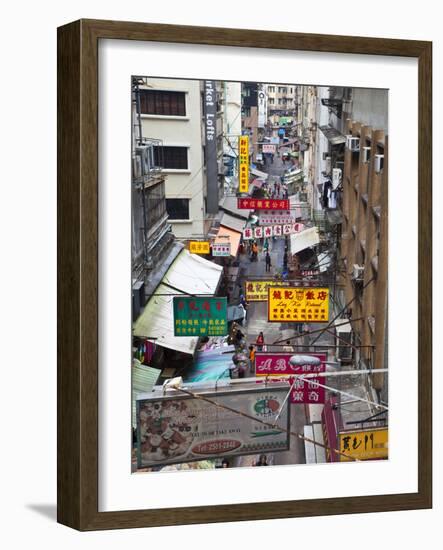 Typical Street, Hong Kong, China-Julie Eggers-Framed Photographic Print