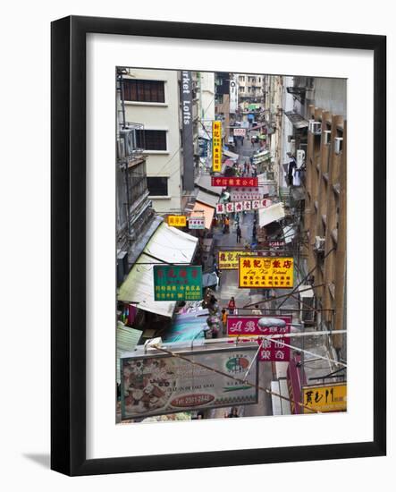 Typical Street, Hong Kong, China-Julie Eggers-Framed Photographic Print