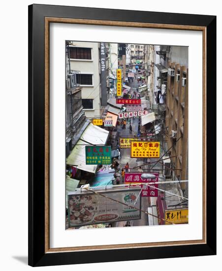 Typical Street, Hong Kong, China-Julie Eggers-Framed Photographic Print