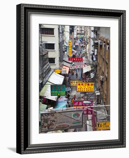 Typical Street, Hong Kong, China-Julie Eggers-Framed Photographic Print