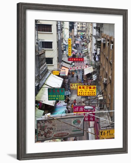 Typical Street, Hong Kong, China-Julie Eggers-Framed Photographic Print