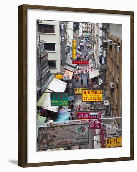 Typical Street, Hong Kong, China-Julie Eggers-Framed Photographic Print