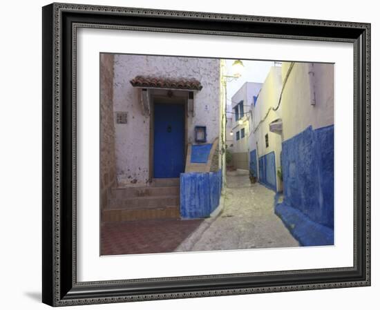 Typical Street in Old Town, Rabat, Morocco, North Africa, Africa-Vincenzo Lombardo-Framed Photographic Print