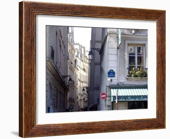 Typical Street in the 5th Arrondisement, Paris, France, Europe-Ethel Davies-Framed Photographic Print