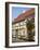 Typical Street of Pastel Houses, Aeroskobing, Aero, Denmark, Scandinavia, Europe-Ken Gillham-Framed Photographic Print