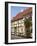 Typical Street of Pastel Houses, Aeroskobing, Aero, Denmark, Scandinavia, Europe-Ken Gillham-Framed Photographic Print