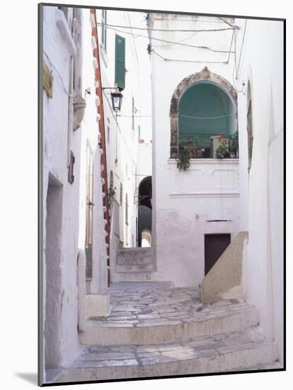 Typical Street, Ostuni, Puglia, Italy, Europe-Vincenzo Lombardo-Mounted Photographic Print