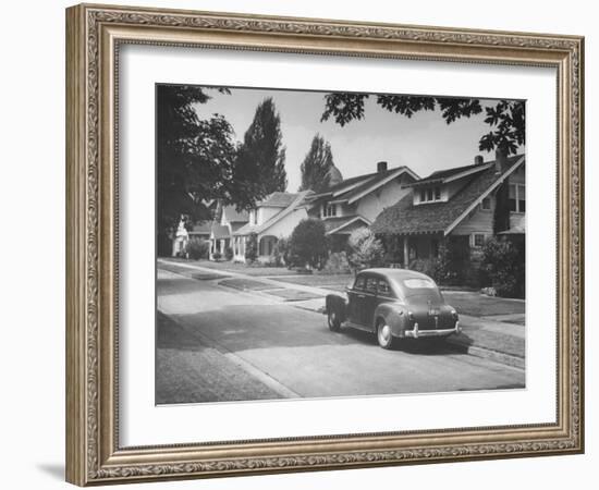 Typical Street Scene-Peter Stackpole-Framed Photographic Print