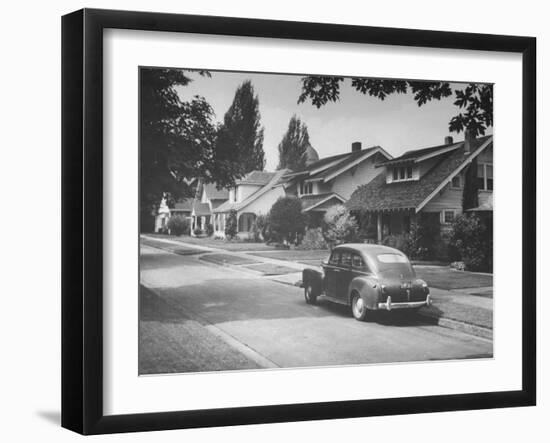 Typical Street Scene-Peter Stackpole-Framed Photographic Print