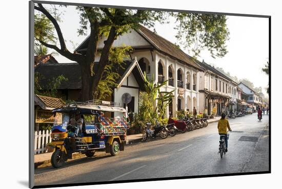 Typical Street Sscene, Luang Prabang, Laos, Indochina, Southeast Asia, Asia-Jordan Banks-Mounted Photographic Print