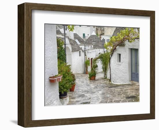 Typical Trulli houses in Alberobello.-Julie Eggers-Framed Photographic Print