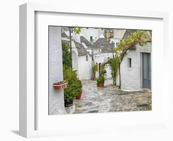 Typical Trulli houses in Alberobello.-Julie Eggers-Framed Photographic Print