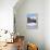 Typical wooden hut framed by woods and snowy peaks, Langwies, district of Plessur, Canton of Graubu-Roberto Moiola-Framed Premier Image Canvas displayed on a wall