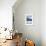 Typical wooden hut framed by woods and snowy peaks, Langwies, district of Plessur, Canton of Graubu-Roberto Moiola-Framed Photographic Print displayed on a wall