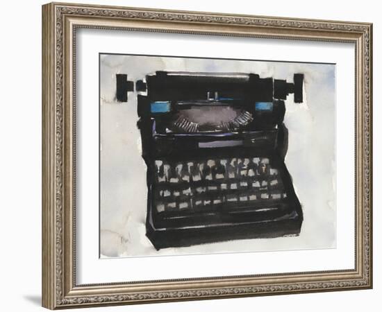 Typing II-Samuel Dixon-Framed Art Print