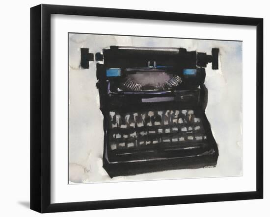 Typing II-Samuel Dixon-Framed Art Print