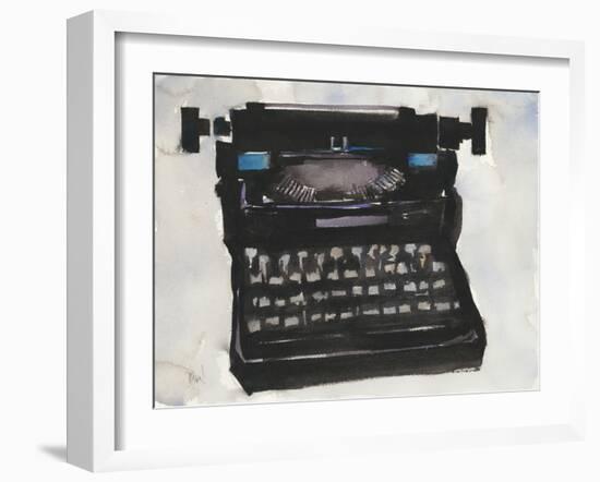 Typing II-Samuel Dixon-Framed Art Print