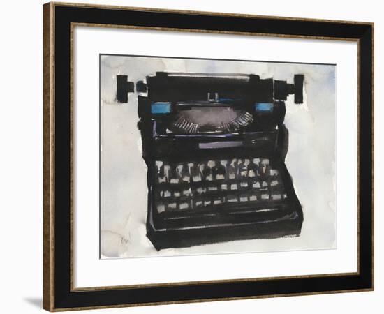 Typing II-Samuel Dixon-Framed Art Print