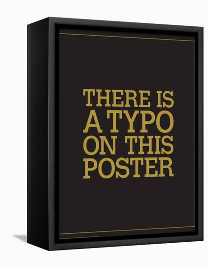 Typo-J.J. Brando-Framed Stretched Canvas